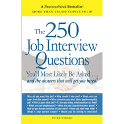 ISBN The 250 Job Interview Questions Livre de poche
