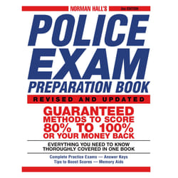 ISBN Norman Hall's Police Exam Preparation Book livre Anglais Livre de poche 304 pages