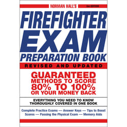 ISBN Norman Hall's Firefighter Exam Preparation Book Livre de poche