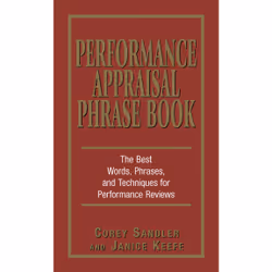 ISBN Performance Appraisal Phrase Book, Anglais, Livre de poche, 288 pages