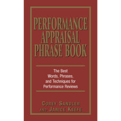 ISBN Performance Appraisal Phrase Book Livre de poche