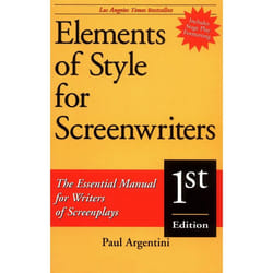 ISBN Elements of Style for Screenwriters livre