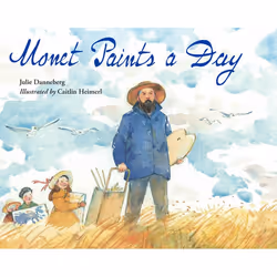 ISBN Monet Paints a Day, Anglais, Couverture rigide, 32 pages