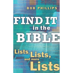 ISBN Find It in the Bible Livre de poche