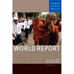 ISBN Human Rights Watch World Report 2008, Livre broché, 592 pages