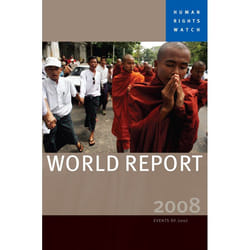 ISBN Human Rights Watch World Report 2008 livre