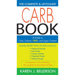 ISBN The Complete and Up-to-Date Carb Book livre nourriture & boisson Anglais Édition de poche