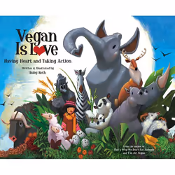 ISBN Vegan Is Love, Anglais, Couverture rigide, 44 pages