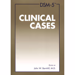 ISBN DSM-5 Clinical Cases, John W. Barnhill, unisexe, ACER Press