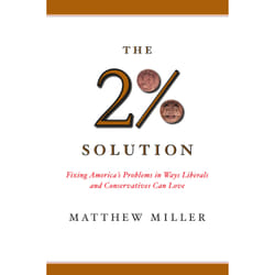 ISBN The Two Percent Solution livre politique Anglais