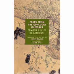 ISBN Pages from the Goncourt Journals, classiques, Anglais, Livre broché, 472 pages