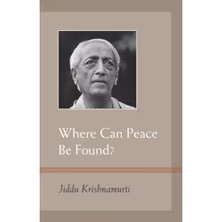 ISBN Where Can Peace Be Found?, Livre broché, 128 pages