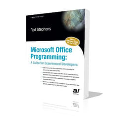 Apress Microsoft Office Programming livre & manuel de logiciels Anglais 736 pages