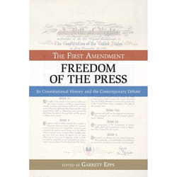 ISBN The First Amendment, Freedom of the Press livre