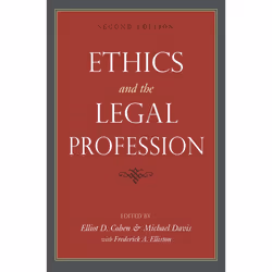 ISBN Ethics and the Legal Profession, Livre broché, 438 pages