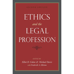 ISBN Ethics and the Legal Profession livre