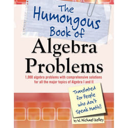 ISBN The Humongous Book of Algebra Problems livre