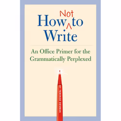 ISBN How Not to Write, Couverture rigide, 160 pages
