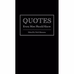 ISBN Quotes Every Man Should Know, Couverture rigide, 144 pages