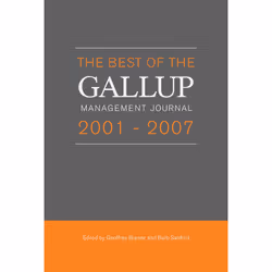 ISBN Best of the Gallup Management Journal 2001-2007, Anglais, Couverture rigide, 320 pages