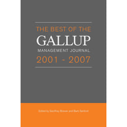 ISBN Best of the Gallup Management Journal 2001-2007 Couverture rigide