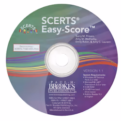 ISBN SCERTS Model Easy Score CD-ROM, Barry Prizant, Amy Wetherby, Emily Rubin, Amy Laurent, Patrick Rydell, unisexe, ACER Pre ...