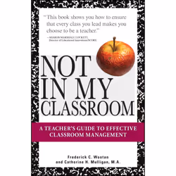 ISBN Not In My Classroom!, Anglais, Livre de poche, 256 pages
