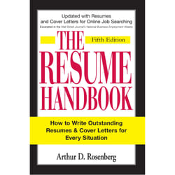 ISBN The Resume Handbook Livre de poche