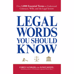 ISBN Legal Words You Should Know, Anglais, Livre de poche, 256 pages