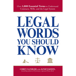 ISBN Legal Words You Should Know Livre de poche