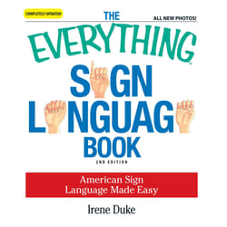 ISBN The Everything Sign Language Book Livre de poche