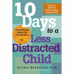 ISBN 10 Days to a Less Distracted Child, Education, Anglais, Livre broché, 336 pages