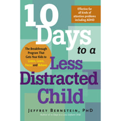 ISBN 10 Days to a Less Distracted Child livre Education Anglais