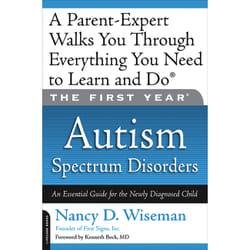 ISBN The First Year: Autism Spectrum Disorders livre Education Anglais