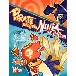 ISBN Pirate Penguin vs Ninja Chicken Volume 2: Escape From Skull-Fragment Island!, Anglais, Couverture rigide, 112 pages
