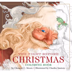 ISBN The Night Before Christmas Coloring Book, Anglais, Livre de poche, 48 pages