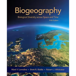 ISBN Biogeography, Mark V. Lomolino, Brett R. Riddle, Robert J. Whittaker, Anglais, Oxford University Press, 31/10/2016, unis ...