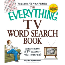 ISBN The Everything TV Word Search Book Livre de poche