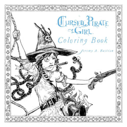 ISBN Cursed Pirate Girl Coloring Book Livre de poche