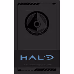 ISBN Halo Hardcover Ruled Journal, Anglais, Couverture rigide, 192 pages