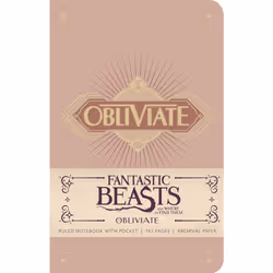 ISBN Fantastic Beasts and Where to Find Them: Obliviate Hardcover Ruled Notebook, Anglais, Couverture rigide, 192 pages