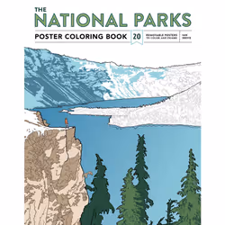 ISBN The National Parks Poster Coloring Book, Anglais, Livre de poche, 40 pages