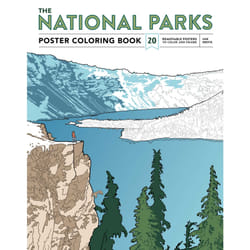 ISBN The National Parks Poster Coloring Book Livre de poche
