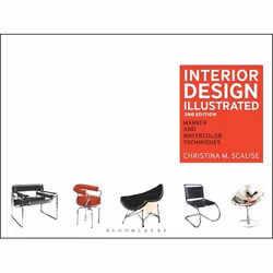 ISBN Interior Design Illustrated (Marker and Watercolor Techniques), Anglais, Livre broché, 432 pages