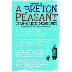 ISBN Memoirs of a Breton Peasant livre biographie Anglais