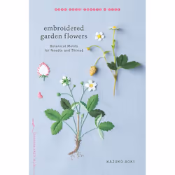 ISBN Embroidered Garden Flowers, Livre broché, 96 pages