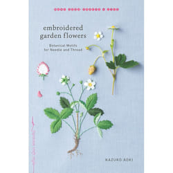 ISBN Embroidered Garden Flowers livre