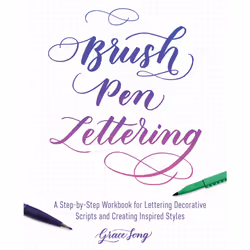 ISBN Brush Pen Lettering, Art &amp; design, Anglais, Livre broché, 128 pages