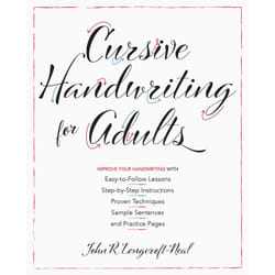 ISBN Cursive Handwriting for Adults livre Art & design Anglais