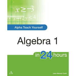 ISBN Alpha Teach Yourself Algebra I in 24 Hours livre